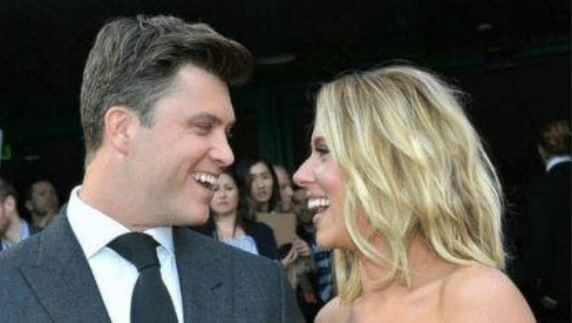 Daniel A. Jost son Colin Jost and daughter in law Scarlett Johansson.